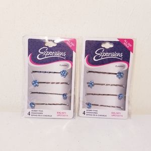 Expressions Classic Set of Two 4 Bobby Pins
